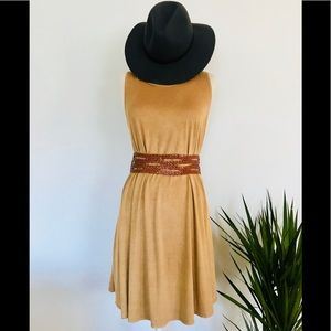 John Galt (Brandy Melville) Faux-Suede dress